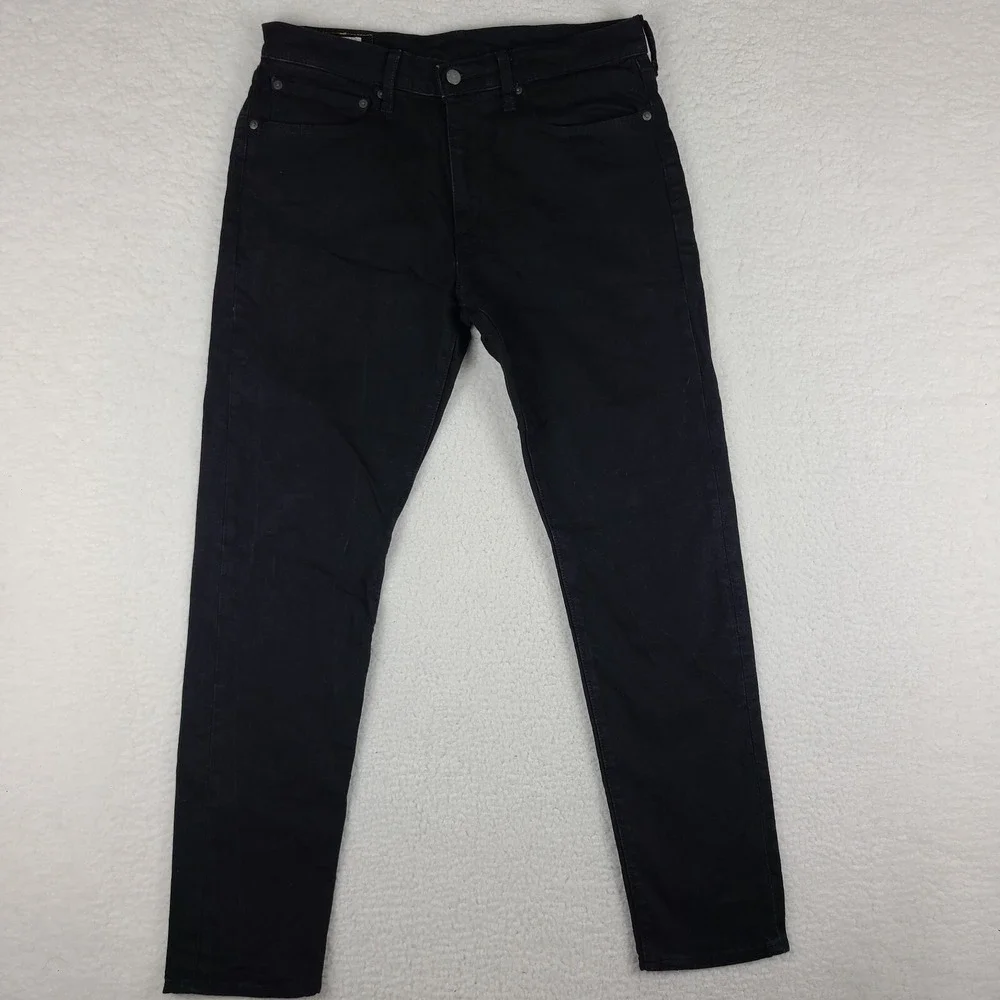Levi's Premium‎ Lot 512 Jeans Mens 34x32 Slim Taper Black Wash